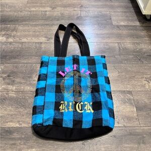 Flannel Tote Bag NWT‎